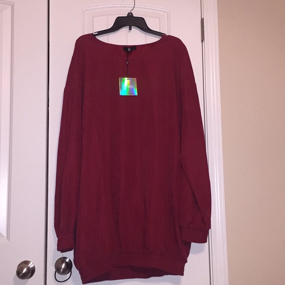 Missguided + Dresses & Skirts - Size: 14 • Burgundy dress • Brand: Missguided